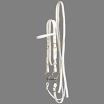 ****PHOTO SAMPLE*** $20 White Nylon Western Bridle and Reins - Horse Size
