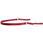 ****PHOTO SAMPLE*** $10 Burgundy Nylon One Piece Breast Strap - Horse Size
