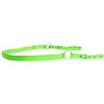 ****PHOTO SAMPLE*** $10 Lime Green Nylon One Piece Breast Strap - Horse Size