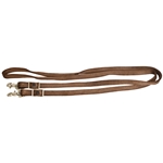 ****PHOTO SAMPLE*** $5 Brown Nylon Roper Reins with Snaps on Bit Ends