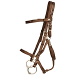 ****PHOTO SAMPLE*** $10 Brown Nylon Quick Change Halter Bridle Headstall - Horse Size