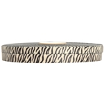 Zebra Sublimated Beta BioThane By the 100-FT Roll - 3/4" inch or 1" inch