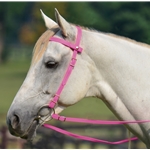 hotpink  BETA BIOTHANE Western Bridle with Snap on Browband