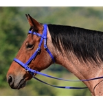 blue BETA BIOTHANE 2 in 1 Bitless Bridle