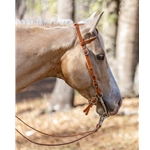WESTERN BRIDLE (One Ear or Two Ear Split Browband) made from LEATHER