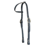 brown (dark, chocolate) LEATHER Western Bridle (One or Two Ear Split Ear Browband)