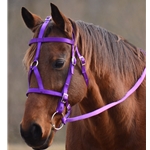 MEDIEVAL BAROQUE WAR or PARADE BRIDLE made from NYLON