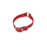 Center Ring DOG COLLAR made from BETA BIOTHANE (Solid Colored)