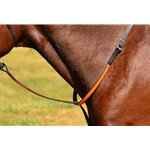 orange(bright/hunters/blaze)overlay BETA BIOTHANE with OVERLAY Standing Martingale 