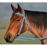 Light Blue AUSTRALIAN BARCOO OUTRIDER AUSSIE BRIDLE made from BETA BIOTHANE