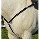 BLACK WESTERN BREAST COLLAR made from BETA BIOTHANE