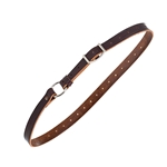 ADJUSTABLE NECK COLLAR made from USA Tanned LEATHER