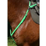 limegreen ENGLISH BREAST COLLAR made from BETA BIOTHANE (Solid Colored) 