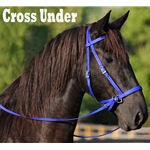 DARK BLUE 2 in 1 BITLESS BRIDLES