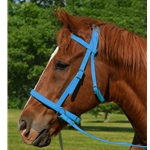 LIGHT BLUE 2 in 1 BITLESS BRIDLES