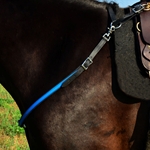 lightblue(teal/sky) BETA BIOTHANE with OVERLAY English Breast Collar