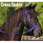 PURPLE 2 in 1 BITLESS BRIDLES