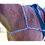 JUMPING ENGLISH BREAST COLLAR made from BETA BIOTHANE (Solid Colored)