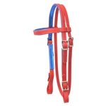 WESTERN BRIDLE with Futurity Knot Browband made from BETA BIOTHANE (Solid Colored)