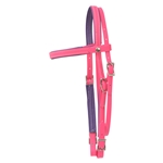 WESTERN BRIDLE with Futurity Knot Browband made from BETA BIOTHANE (Solid Colored)