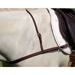 BROWN JUMPING ENGLISH BREAST COLLAR made from BETA BIOTHANE