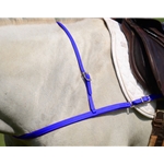 DARK BLUE JUMPING ENGLISH BREAST COLLAR made from BETA BIOTHANE