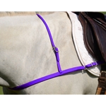 PURPLE JUMPING ENGLISH BREAST COLLAR made from BETA BIOTHANE