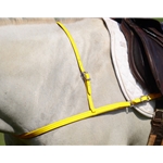 YELLOW JUMPING ENGLISH BREAST COLLAR made from BETA BIOTHANE