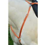 ORANGE ENGLISH BREAST COLLAR made from BETA BIOTHANE (Solid Colored)