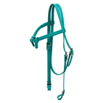 WESTERN BRIDLE with Futurity Knot Browband made from BETA BIOTHANE (Solid Colored)