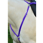 PURPLE ENGLISH BREAST COLLAR made from BETA BIOTHANE (Solid Colored)