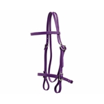 ONE SIZE FITS MOST ENGLISH BRIDLE made from BETA BIOTHANE (Solid Colored)