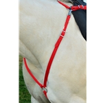 RED ENGLISH BREAST COLLAR made from BETA BIOTHANE (Solid Colored)