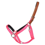 SAFETY HALTER & LEAD with Leather Breakaway Crown made from BETA BIOTHANE (Solid Colored)