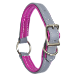 Center Ring DOG COLLAR made from BETA BIOTHANE (Solid Colored)