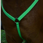green 1 inch WESTERN BREAST COLLAR made from BETA BIOTHANE (Solid Colored) 