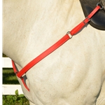 orange 1 inch WESTERN BREAST COLLAR made from BETA BIOTHANE (Solid Colored) 