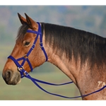 DARK BLUE SIDEPULL Bitless Bridle made from BETA BIOTHANE