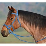 LIGHT BLUE SIDEPULL Bitless Bridle made from BETA BIOTHANE