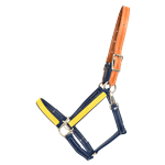 SAFETY HALTER & LEAD with Leather Breakaway Crown made from BETA BIOTHANE (Solid Colored)