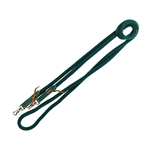 Hunter Green Soft Cotton Rope Horse Riding Reins - Two Horse Tack