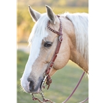 WESTERN BRIDLE (One Ear or Two Ear Split Browband) made from LEATHER