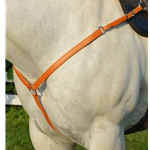 ORANGE WESTERN BREAST COLLAR made from BETA BIOTHANE