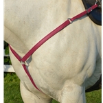 WINE WESTERN BREAST COLLAR made from BETA BIOTHANE