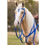****DISCOUNTED TACK*** PULL BACK HALTER made from Black Better Than Leather Beta Biothane HORSE size