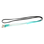 Color Combo Beta Biothane Trail Style Riding Reins with Super Grip