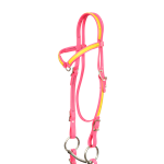 BETA BIOTHANE Western Bridle with Center Ring Browband