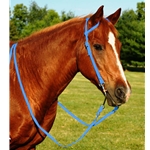 LIGHT BLUE WESTERN BRIDLE (One Ear or Two Ear Split Ear Browband) made from BETA BIOTHANE