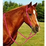PINK WESTERN BRIDLE (One Ear or Two Ear Split Ear Browband) made from BETA BIOTHANE
