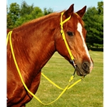 YELLOW WESTERN BRIDLE (One Ear or Two Ear Split Ear Browband) made from BETA BIOTHANE